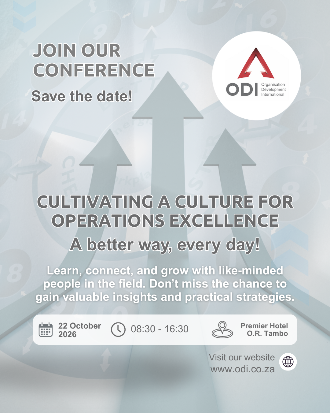 ODI Cultivating a Culture for Operations Excellence Conference